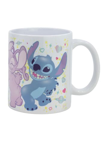 Stitch Tasse im Geschenkkarton in Weiß