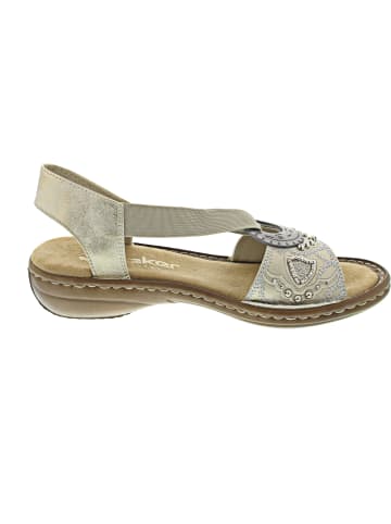 rieker Sandale Gold
