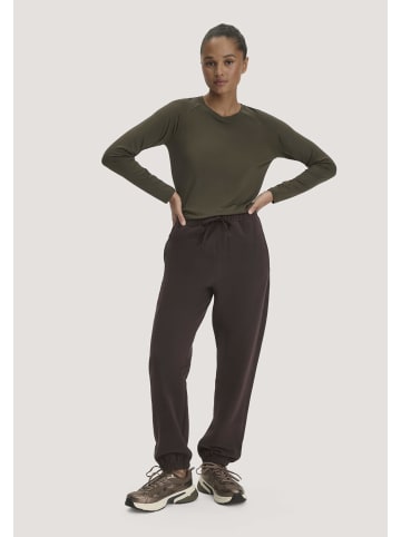Hessnatur Hessnatur Sweathose Relaxed ACTIVE LIGHT aus Bio-Baumwolle mit recycelter Baumwolle in espresso