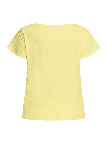 Betty Barclay Strukturshirt mit U-Boot-Ausschnitt in Gelb