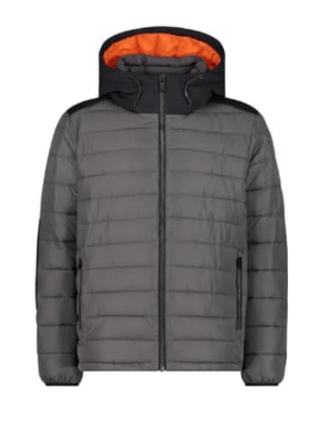 cmp Steppjacke Jacket Fix Hood in Anthrazit