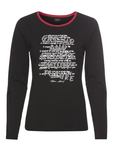 Laura Scott 3/4-Arm-Shirt in schwarz