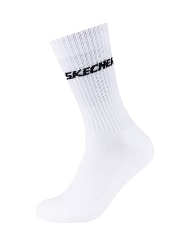 Skechers Tennissocken 6er Pack cushioned in Weiß