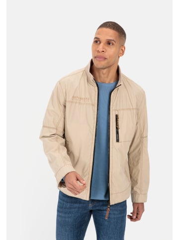 Camel Active Leichter Blouson aus Baumwolle im Washed Look in Sand