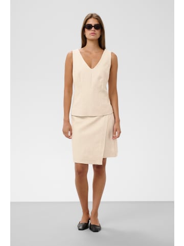 Soaked in Luxury Bluse kurzarm SLSambesi Feminine Form in Oatmeal