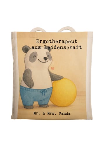 Mr. & Mrs. Panda Tote Bag Ergotherapeut Leidenschaft Design mit ... in Weiß