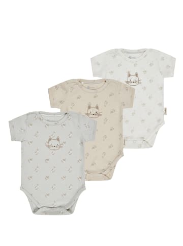 Sterntaler Set Bodys 3er Pack Katze in bunt