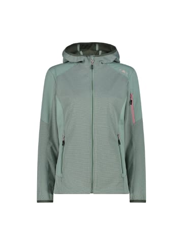 cmp Softshelljacke/Funktionsjacke WOMAN JACKET ZIP HOOD in Grün