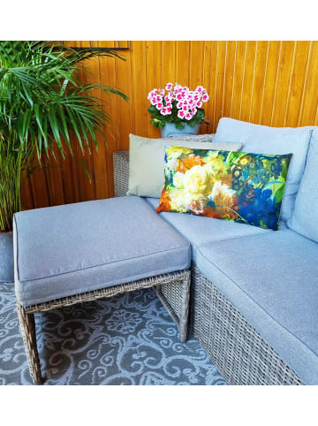 JACK Outdoor Dekokissen Motiv 30x50cm inkl. Füllung Blumenzauber
