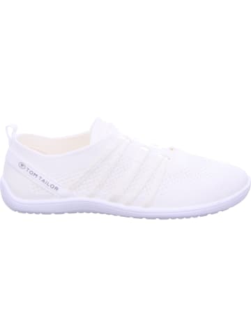Tom Tailor Stoffslipper in weiß