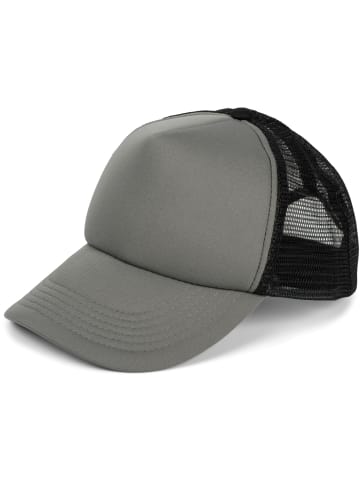 styleBREAKER Mesh Cap in Grau-Schwarz