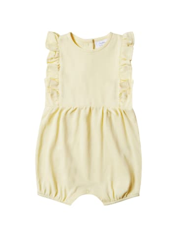 Stellou & friends Jumpsuit mit Rüschen in gelb
