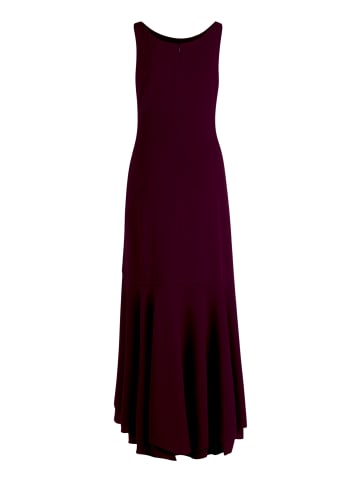 Vera Mont Abendkleid mit Volant in Strong Aubergine