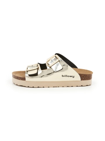 billowy Pantoletten  in gold