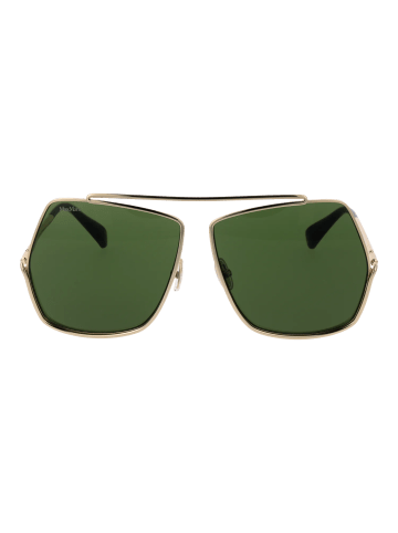 Max Mara Frauen Sonnenbrille Geometrisch Gold