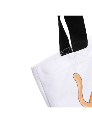 Mr. & Mrs. Panda Shopper Tasche Katze Wolle ohne Spruch in Weiß