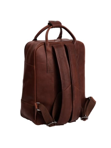 The Chesterfield Brand Wax Pull Up Rucksack Leder 36 cm Laptopfach in braun