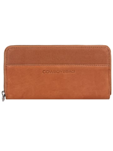 Cowboysbag Llanes Geldbörse Leder 20,5 cm in camel