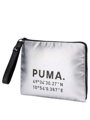 Puma Prime Time - Kosmetiktasche 28 cm (silver -black) in silver puma-black