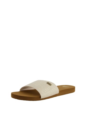 Reef Slipper Bliss Nights Slide in White/Tan