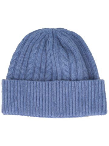 BREITER Strickmütze in blau