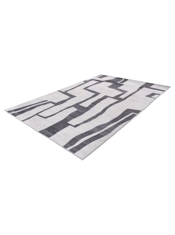 Vivorum Wohnzimmer Kurzflor Teppich Bluster 325 in silber