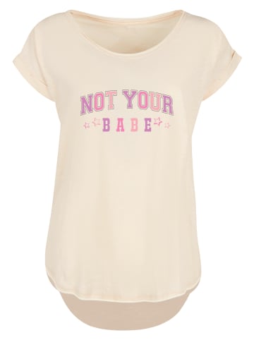 F4NT4STIC T-Shirt Girl Power Not Your Babe Internationaler Frauentag in Whitesand