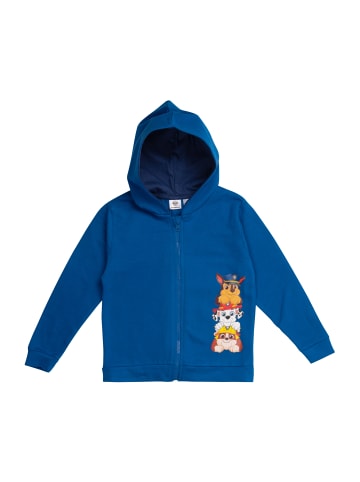 Paw Patrol Paw Patrol Sweatjacke Kapuzenpullover mit Reißverschluss Hoodie in blau