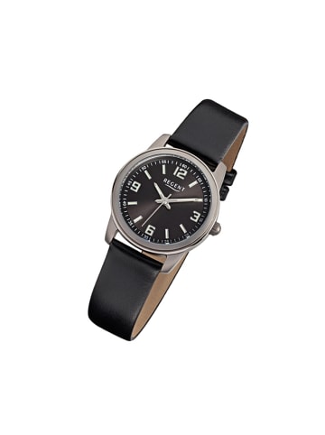 Regent Armbanduhr Regent Titan-Uhren schwarz klein (ca. 27mm)
