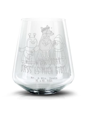 Mr. & Mrs. Panda Whiskyglas Winterzeit Heilige drei Könige ohne ... in Transparent