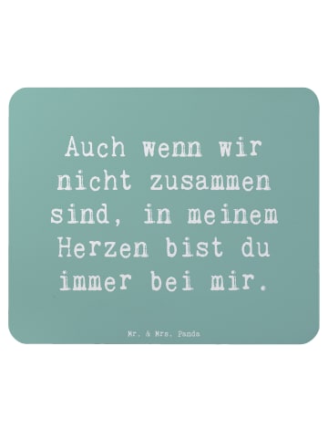Mr. & Mrs. Panda Mauspad Spruch Trennung von den Eltern mit Spruch in Meeresbrise