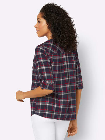 WITT WEIDEN Karobluse in marine-rot-kariert