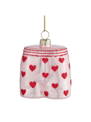 Butlers Butlers Baumanhänger HANG ON Shorts Herzchen in Rot / Weiß