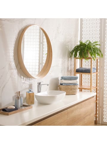 relaxdays 4 x Seifenspender in Natur - 225 ml