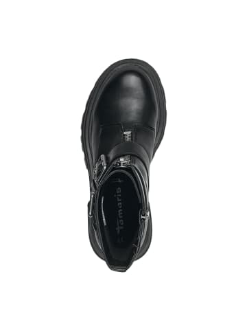 Tamaris Chelsea-Stiefeletten mit Reißverschluss Schwarz