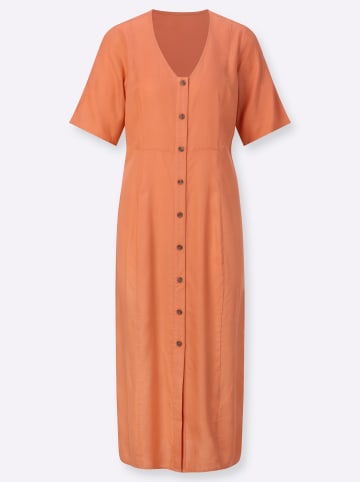 Sieh an! Sommerkleid in papaya
