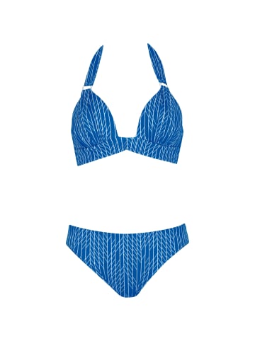 SUNFLAIR Bikini Set in blau-weiß