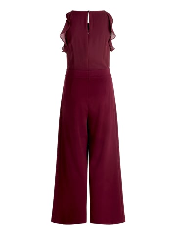 Vera Mont Jumpsuit mit Volant in Deep Dahlia