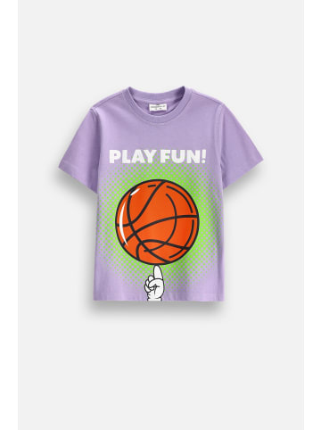 Coccodrillo T-shirt mit kurzen Ärmeln in violett