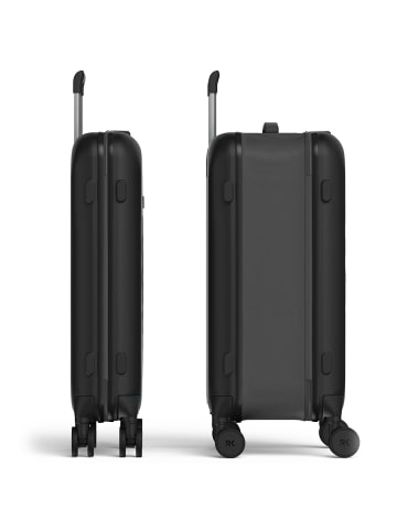 rollink Vega 360 faltbarer 4-Rollen Trolley M 65 cm in black