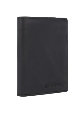 Greenburry Vintage Geldbörse RFID Leder 10 cm schwarz