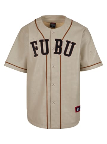 FUBU T-Shirts in creme/black/brown