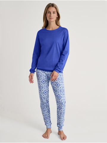 Calida Pyjama in dazzling blue