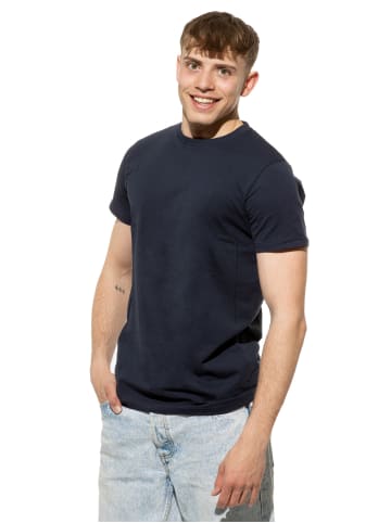 Cotton Prime® T-Shirt Basic O-Neck in Dunkelblau