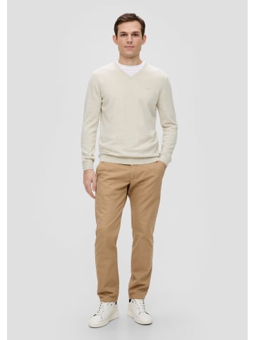 s.Oliver Strickpullover langarm in Creme