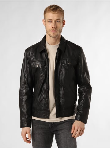 Strellson Lederjacke in schwarz