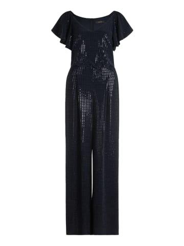 Vera Mont Hosenanzug im Glitzer-Look in Dunkelblau/Grau