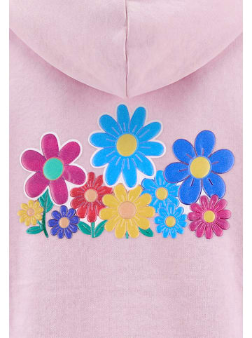 IZIA Women Hoodie in Light Rose
