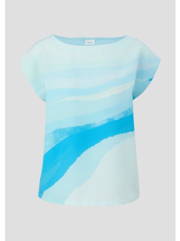 s.Oliver T-Shirt in 51D3_arktisblau