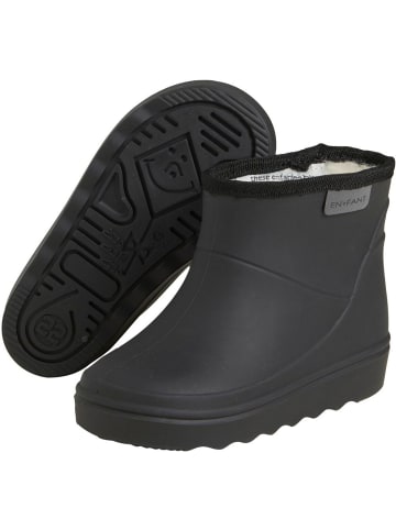 En Fant Kinder Winterschuhe "Thermo Boots Short Solid" in Schwarz